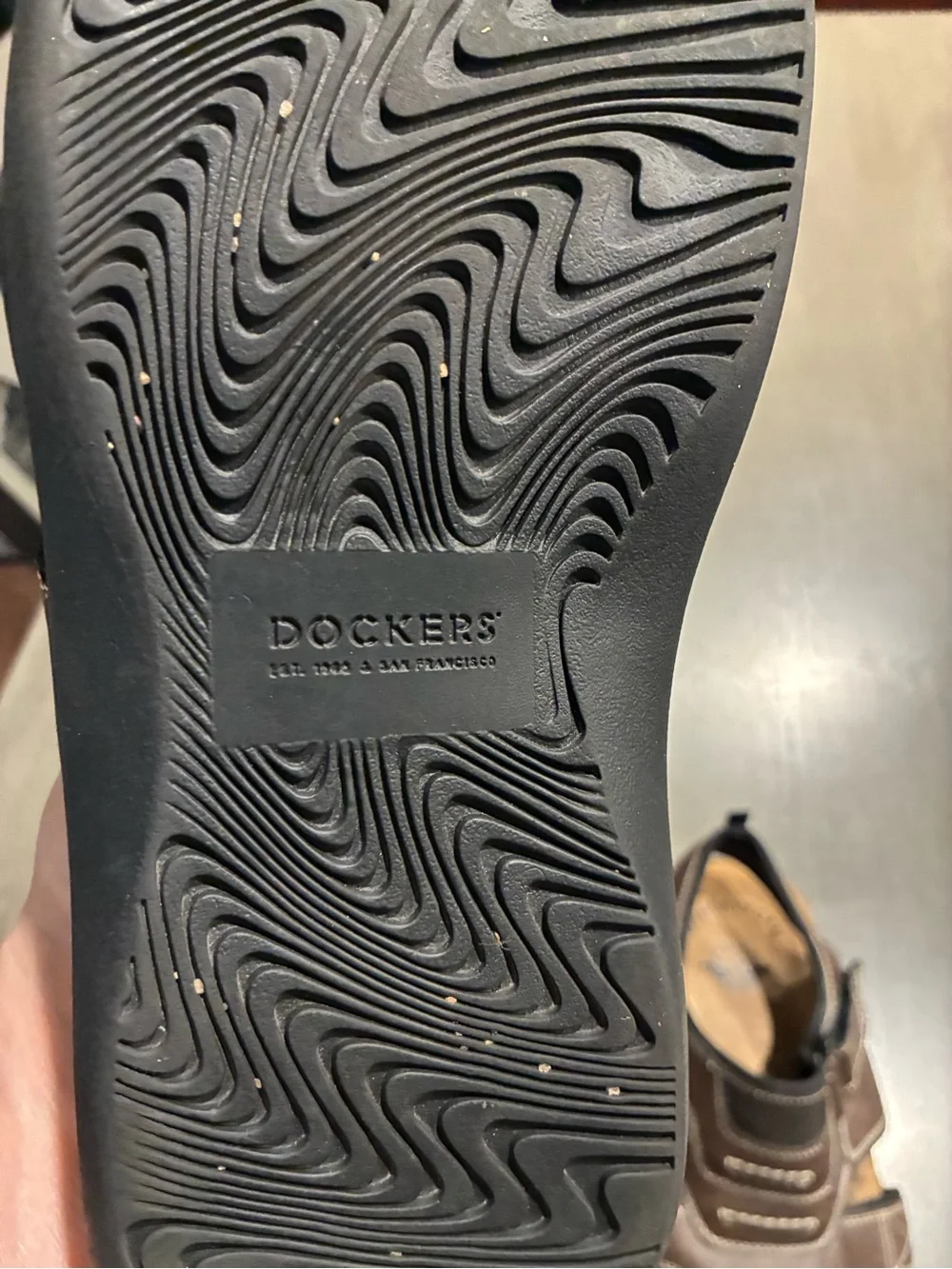 Men's Brown Dockers Fisherman Sandals